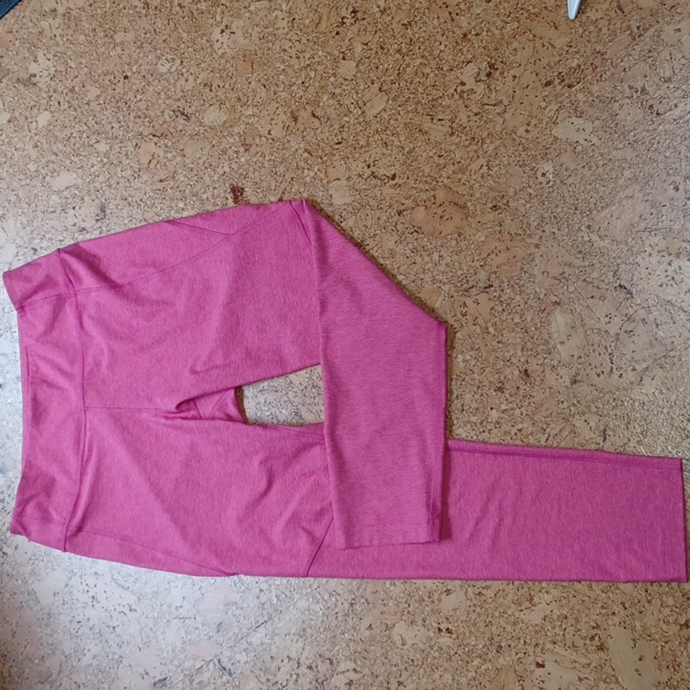 Outdoor Voices Pink Heathered High-Rise Leggings